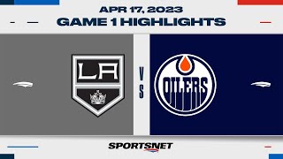 NHL Game 1 Highlights  Kings vs Oilers  April 17 2023 [upl. by Andre]