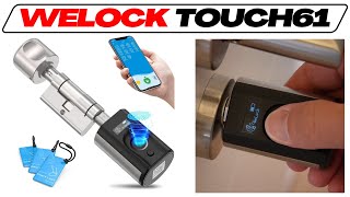 Bestes WELOCK Türschloss mit Fingerabdrucksensor Touch61  Unboxing Montage und Test [upl. by Airehtfele255]