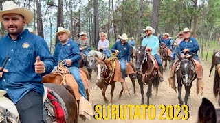 🐴CABALGATA SURUTATO 2023⛰️ La mejor cabalgata de México 🇲🇽 [upl. by Ahsinam]