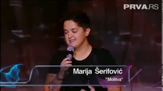 Marija Serifovic  Molitva  Prvi Glas Srbije  Tv Prva [upl. by Deloria222]