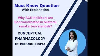 Why ACE Inhibitors are contraindicated in Bilateral Renal Artery Stenosis [upl. by Brenan]