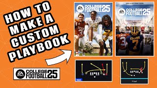 How to Make A Custom Playbook on College Football 25 [upl. by Yurt487]