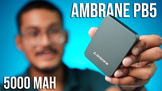 Ambrane AeroSync PB 5  5000mah  Unboxing amp Review  Magsafe Powerbank for iPhone Under Rs2000 [upl. by Icak890]