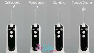 Professional Oral Irrigator for Oral Shower Sofia CONCEPT® 5 Pressure Levels [upl. by Aihsiym]