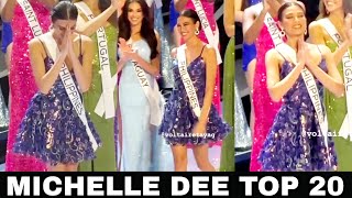 MICHELLE DEE TOP 20 ANNOUNCEMENT MISS UNIVERSE 2023 CORONATION LIVE FINAL NIGHT [upl. by Ntsud]