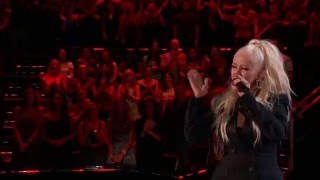 Christina Aguilera  I Put A Spell On You Live on The Voice 2016 ft Joe Maye [upl. by Casandra]