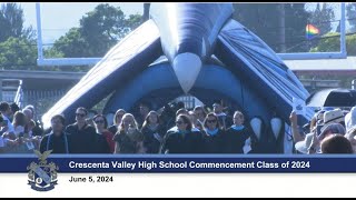 Crescenta Valley High School Commencement Class of 2024  June 5 2024 [upl. by Ermin139]