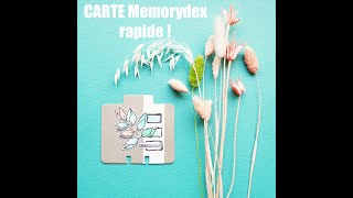 TUTO Carte Memorydex en kraft avec étiquettes Sagaposcrap [upl. by Livesay]