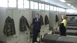 Air Force Basic Training Dorm Lackland AFB San Antonio Texas 2006 [upl. by Ziul]