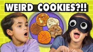 GUESS THAT WEIRD COOKIE CHALLENGE  Kids Vs Food [upl. by Zoellick]