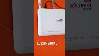 Airtel Xstream Fiber LOS Red Light Solution shorts [upl. by Kelleher]