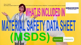 What’s included in a material safety data sheet MSDS [upl. by Aehtna]