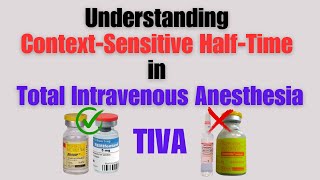 Understanding ContextSensitive HalfTime in Total Intravenous Anesthesia I TIVA tiva [upl. by Adolphe]