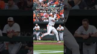 Ain’t No Way this is Gunnar Henderson’s Walk Up Song ⚾️😂🎶 walkupsong mlb orioles short [upl. by Ahsatal]