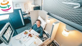 Upgrade in die First Mit British Airways im A380 nach London  YourTravelTV [upl. by Annodahs477]