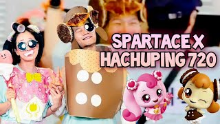 Spartace 720 as Hachuping and SandPingLatest Animation craze of South Korea [upl. by Llereg441]