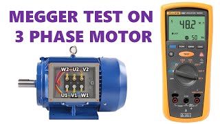 Megger testing on 3 Phase Induction Motor ⚠️ ಮೆಗ್ಗರ್ ಉಪಯೋಗಿಸುವ ವಿಧಾನ [upl. by Welles]