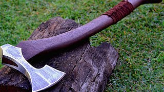 Making a viking style battle axe [upl. by Cad]