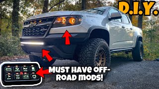 Colorado ZR2 Lighting Mods Your Truck NEEDS [upl. by Guyon]