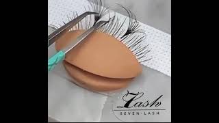 This is how eyelash extensions are applied [upl. by Nyleaj]