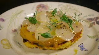 Tarte Tartin met witlof sinaasappel en coquille [upl. by Yknip]