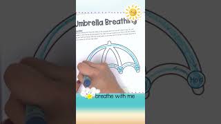 Hand Tracing Breathing Exercise  Summer Umbrella Breathing Exercises for Kids [upl. by Zared]