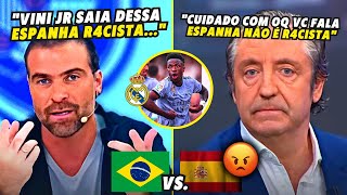 TRETA ESPANHOIS REVOLTADOS COM VINICIUS JR E OS BRASILEIROS [upl. by Nebur]