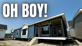 Is this the BEST mobile home EVER CREATED Prefab House Tour [upl. by Crispas]