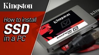 How to Install SSD in PC  Kingston Technology [upl. by Elocon]