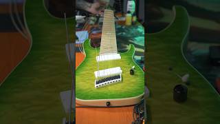 Restring a 9 string guitar with me 🤘guitar metal [upl. by Aniweta227]