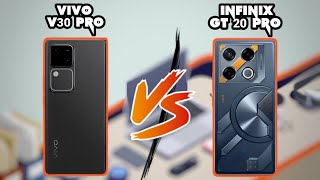 INFINIX GT 20 PRO VS VIVO V30 PRO  Compare Specifications [upl. by Adnara235]