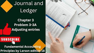 Fundamental Accounting Principles by Larson edition 18 Chapter 3 Problem 33A accounting [upl. by Anyek560]