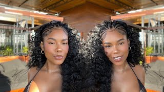 Simple Half Up Half Down HairStyle Tutorial 2023 [upl. by Widera649]