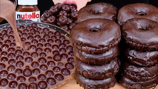 ASMR MALTESERS KITKAT CHOCOLATE DOUGHNUTS MAGNUM HAAGENDAZ ICE CREAM DESSERT MUKBANG먹방EATING SOUNDS [upl. by Sivra]