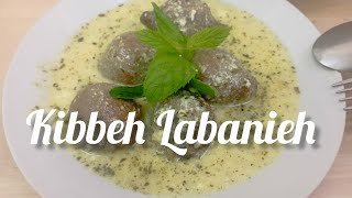 OUR ARABIC FOOD MENU FOR TODAY IS KIBBEH LABANIEH OR KIBBEH BILL LABAN [upl. by Callista927]