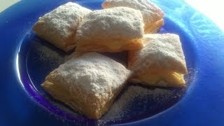 Como hacer miguelitos caseros de crema pastelera [upl. by Oicneconi895]