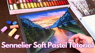 Unboxing Sennelier Soft Pastels and Review [upl. by Binette]