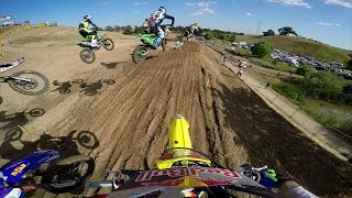 GoPro Ken Roczen Moto 2  Hangtown MX Lucas Oil Pro Motocross Championship 2015 [upl. by Isador381]