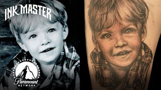 Most Impressive Realism Tattoos 🖼️ Ink Master [upl. by Thinia440]