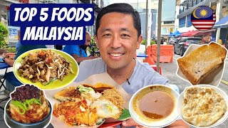 Kuala Lumpur Food Tour 🇲🇾 Top 5 Food You Must Try in Malaysia [upl. by Armillia394]