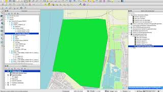 creation manuelle zone de piquetage QGIS 218 [upl. by Idnahs]