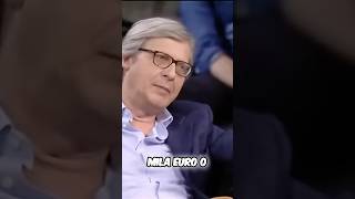 SGARBI “DOV’È IL RISPETTO PER I POVERI” 🔥😱 sgarbi politica meloni salvini business ita [upl. by Bergstrom]