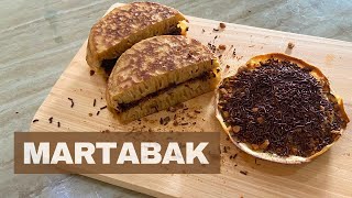 Martabak Manis Indonesian Thick Pancakes Silent Vlog [upl. by Kegan]