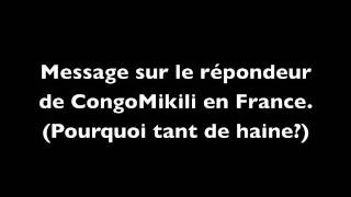 Les insultes sur le Repondeur de CongoMikili [upl. by Perce]