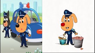 Manhole Cover Safety  Safety Cartoon  Detective Cartoon  Police dog drawing meme funny video [upl. by Redle]