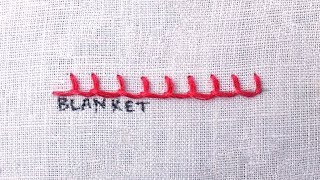 How to do a Blanket Stitch [upl. by Couhp]