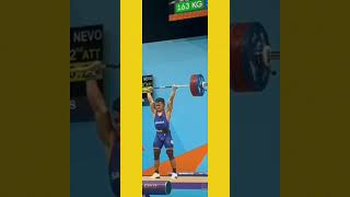 166kg 67 commonwealth games record 2022 [upl. by Ardyaf311]