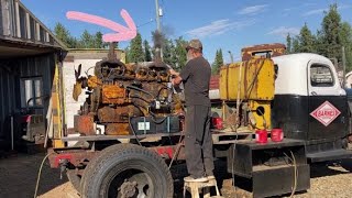 Worked All Day for a Puff of Black Smoke on the Adams Grader Motor July 31 2024 [upl. by Essinger]