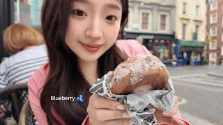 伦敦Vlog Bagel Girl 的高能量日常💓Gym amp Korean dish 🇰🇷 Covent garden 购物🛍️ Bakery daily [upl. by Llet]