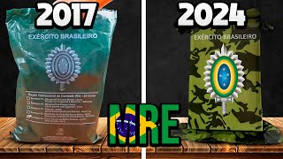 PROVEI A COMIDA DO EXÉRCITO BRASILEIRO EM 2024 MUDOU MUITA COISA EM 7 ANOS [upl. by Crooks]